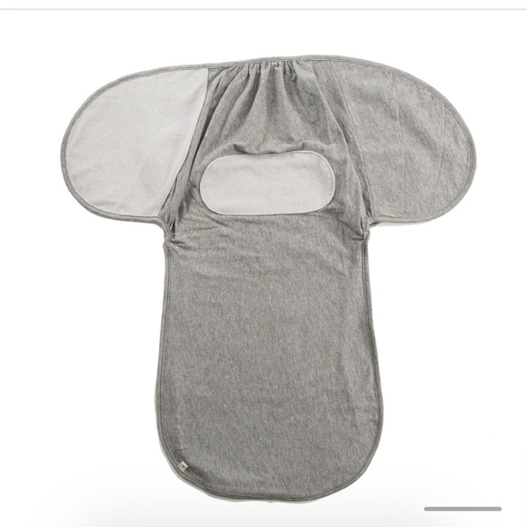 Swado Classic Adjustable Swaddle in Gray And White Organic Cotton Size M NWT - Picture 8 of 9